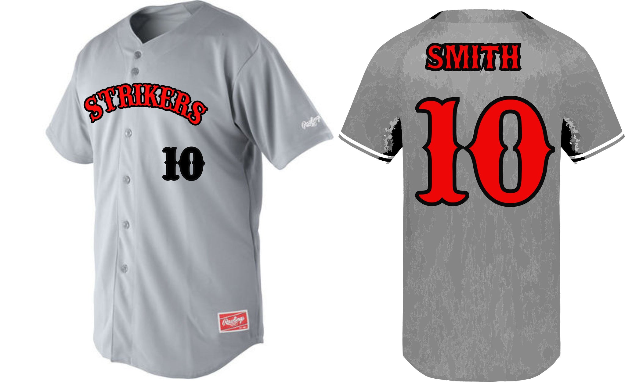 Strikers Game Jersey - Grey