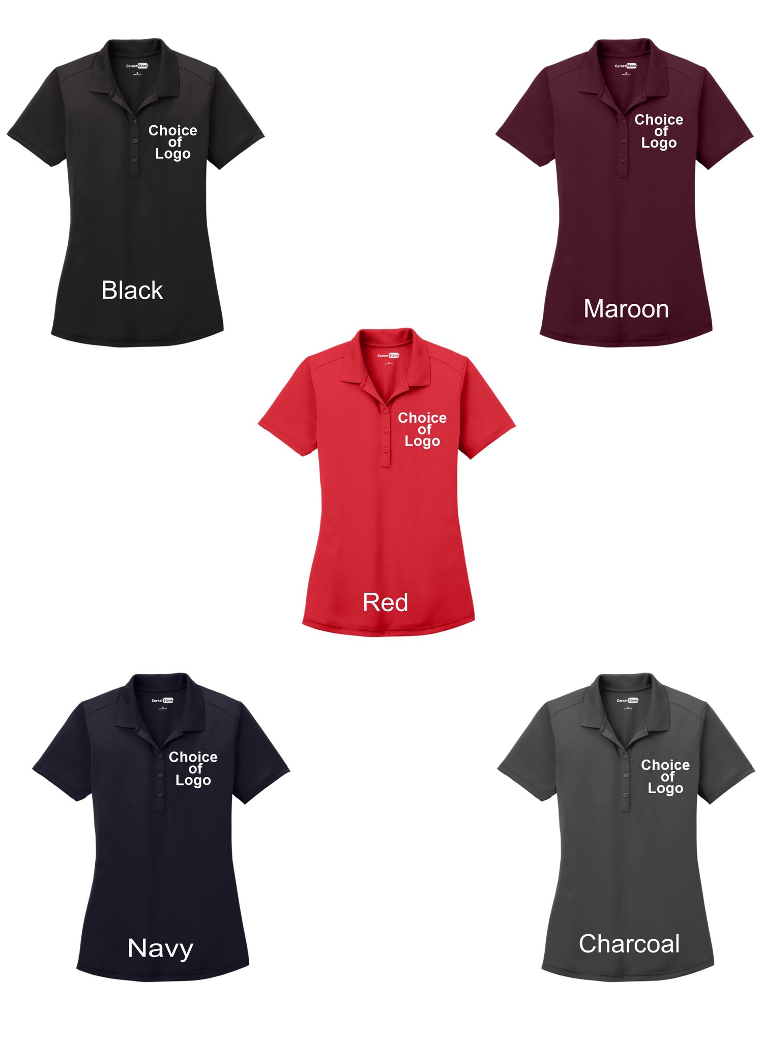 Hospital - Women's Corner Stone Polo (CS419)