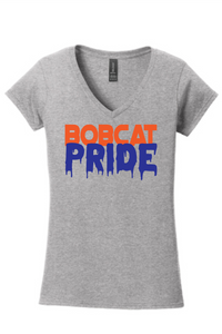 Emily Gray - Bobcat Pride - Ladies Cotton Blend -dt6100